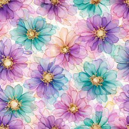 Jersey Druck XXL - Florale Muster 3