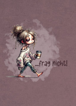 Jersey Panel XXL - Frag nicht!!! Beere by Brackis Stoffhandel