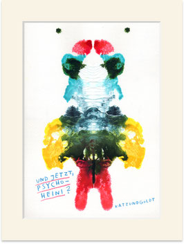 Originalzeichnung "Und jetzt, Psychoheini?"