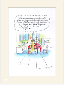 Originalzeichnung "Außenseiter"