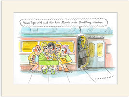 Originalzeichnung "Keine Beachtung"