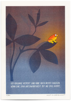 Risographie "Respekt" – 2. Auflage