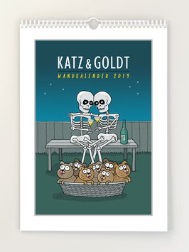 Katz & Goldt-Wandkalender 2019