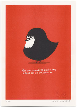 Risographie "Konkrete Abneigung" – 1. Auflage