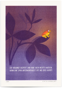 Risographie "Respekt" – 1. Auflage (Letztes Exemplar!)