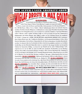 Plakat "Wiglaf Droste & Max Goldt"