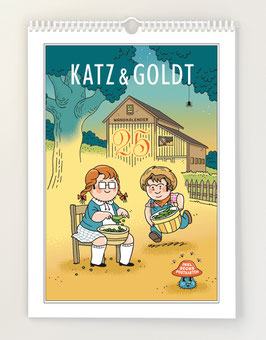 Katz & Goldt-Wandkalender 2025