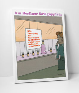 Leinwanddruck "Am Berliner Savignyplatz"