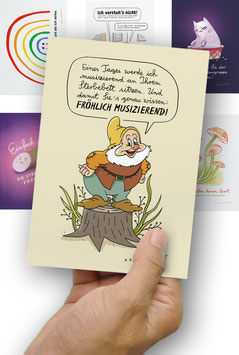 Postkarten-Set "Fröhlich musizieren"