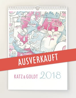 Katz & Goldt-Wandkalender 2018