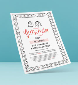 Gutschein – Katz & Goldt-Shop