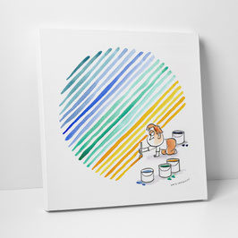 Leinwanddruck "Der Kreis"