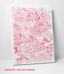 Leinwanddruck "Wimmelbild"