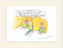 Originalzeichnung "Gluck, gluck, gluck"