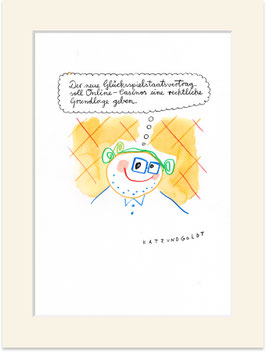 Originalzeichnung "Glücksspielstaatsvertrag"