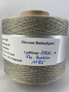 Viscose Beilaufgarn Farbe Beton