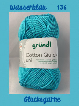 Gründl Cotton Quick Farbe Wasserblau 136