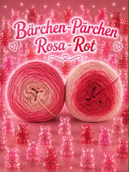 Jubiläumsangebot Bärchen- Pärchen Rosa/ Rot