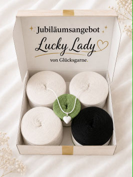 Geschenkset Weiß / Twin Set Lucky Lady Bis Gr. 46