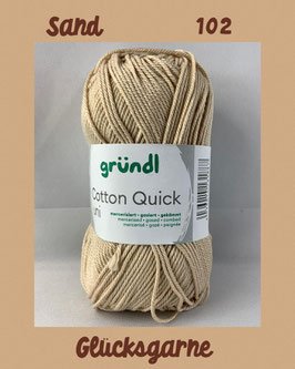 Gründl Cotton Quick Farbe Sand 102