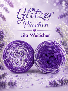 Jubiläumsangebot Glitzer- Pärchen Lila Weißchen