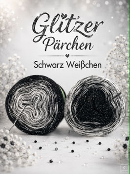 Jubiläumsangebot Glitzer- Pärchen Schwarz Weißchen