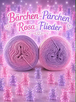 Jubiläumsangebot Bärchen- Pärchen Rosa/ Flieder