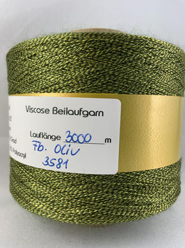 Viscose Beilaufgarn Farbe Oliv