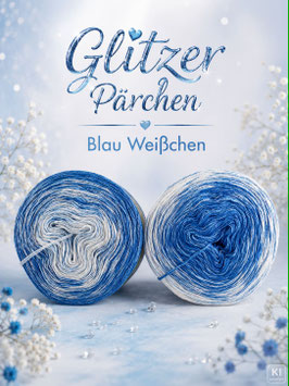 Jubiläumsangebot Glitzer- Pärchen Blau Weißchen