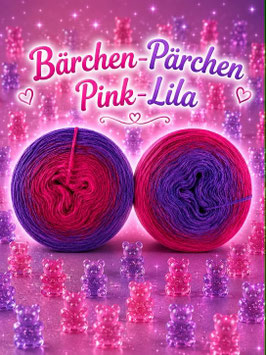 Jubiläumsangebot Bärchen- Pärchen Pink/ Lila