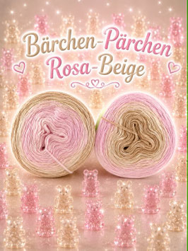 Jubiläumsangebot Bärchen- Pärchen Rosa/ Beige