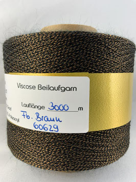 Viscose Beilaufgarn Farbe Braun