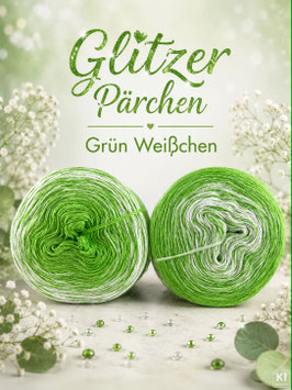 Jubiläumsangebot Glitzer- Pärchen Grün Weißchen