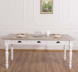 Table avec tiroirs - L.180 cm - Country