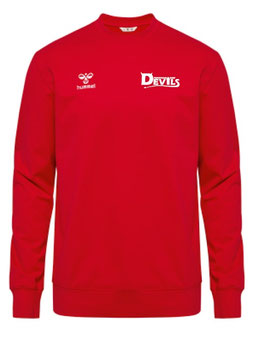 Devils hmlGO 2.0 COTTON SWEATSHIRT  - rot