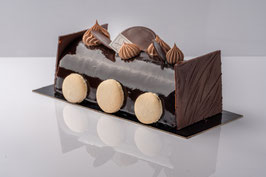 BÛCHE ÉBÈNE  taille unique 6 personnes