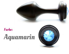 Black Star Medium Swarovski® Elements Aquamarin