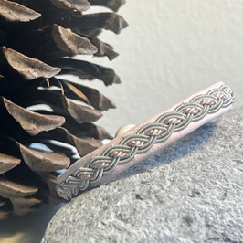 Armband mit Zopf Verna mit Perlseide