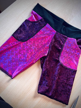 Pink Snake Biker Pants