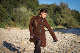 Dark Read - Blue autumn Coat