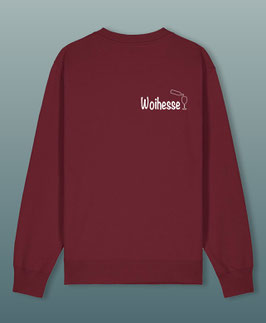 Woihesse-Pullover  - Burgundy -  100% Baumwolle