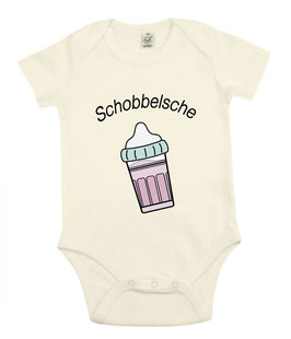 Baby-Body "Schobbelsche" - Ecru - 100% Baumwolle