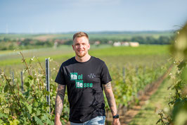 Rhoihesse-Shirt "Weinsäure" - schwarz- 100% Baumwolle