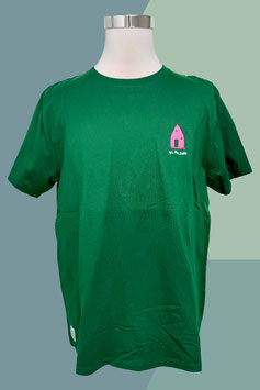 Trullo-Shirt "Pink" - Bottle Green - 100% Baumwolle