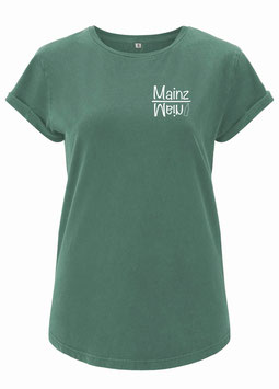 MainzWein-Damen-Shirt  - Sage Green  - 100% Baumwolle