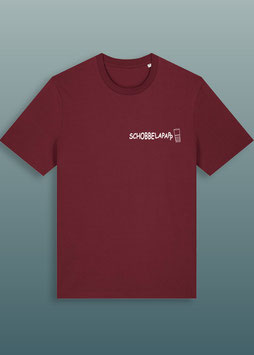 Schobbelapapp Unisex-Shirt - Burgundy - 100% Baumwolle