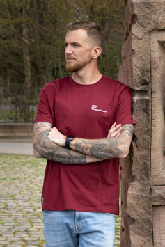 Shirt "Kleiner Rhoihesse" - Burgundy - 100% Baumwolle