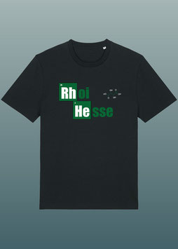 Rhoihesse-Shirt "Weinsäure" - Schwarz- 100% Baumwolle