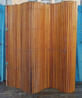 alter Rollladen aus Holz Wandverkleidung Kabine 2502