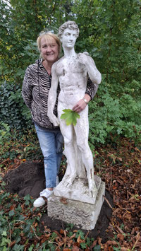 antike Gartenfigur Michelangelos David Nr 1811ga